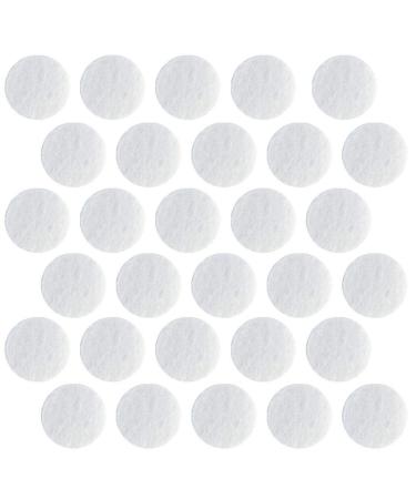 100 Pcs Microdermabrasion Cotton Filters Replacement 10 mm Dia Microdermabrasion Filters Facial Vacuum Filters Accesories Sponge Filter for Comedo Suction Microdermabrasion  White