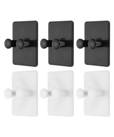 Cabilock 6 pieces of shaver holder for shower wall adjustable wall bracket Waterproof razor holder Self -glue razor hook wall holder waterproof razor holder for
