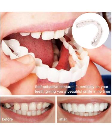 Frenzify Silica Dentures - Quick Repair for Upper & Lower Jaw | Perfect Smile Instantly - Buy Online on GoSupps.com