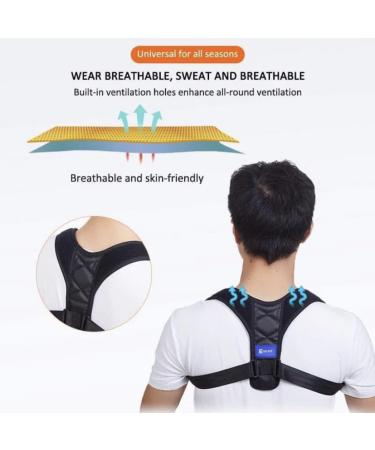 EZ-FIT Invisible Posture Correction Brace - Lightweight & Adjustable for Comfort (Medium - Buy Online on GoSupps.com