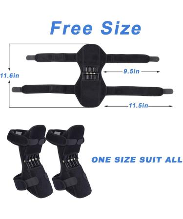 Joint Support Knee Pads - Upgraded Power Lift Stabilizer Brace for Men | Breathable Knee Protection for Sports & Training - Buy Online on GoSupps.com