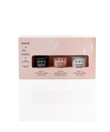 OPI Infinite Shine Gel-Like Long-Wear Nail Polish Perfect Pink Gift Set - Including Primer Bubble Bath & Pro Stay Gloss