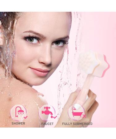 Face Exfoliating Brush 2 in 1 Manual Face Brush Cleanser Dual Face Manual Facial Brush Exfoliating Facial Brush Silicone Facial Scrubber Manual Random Color Skin Scrub Brush 13x5cm 1.0 - Buy Online on GoSupps.com
