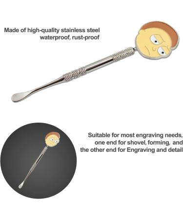 Waxmaid 2 Packs Stainless Steel Wax Carving Tool Set - 4.7 inch Cartoon Toy Gift - Buy Online on GoSupps.com