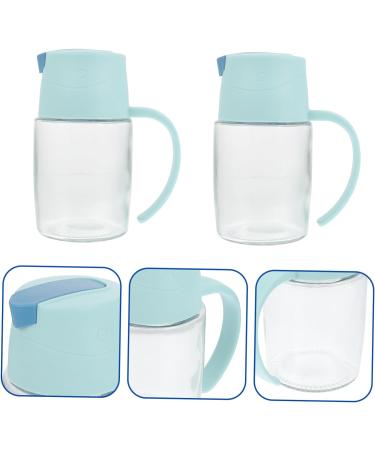 Zerodeko 6 Pcs Condiment Bottles Cooking Oil Dispenser Sugar Jar Oil and Vinegar Jars Condiment Containers Soy Sauce Dispenser Oil Container Vinegar Pot Soy Sauce Bottle Glass Leakproof 13.2X11X7.2CMx3pcs Bluex3pcs - Buy Online on GoSupps.com
