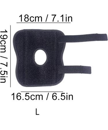 Dog Rear Leg Brace Waterproof Dog Brace Canine Rear Hock Support Prevent Licking for Puppy for Leg Wounds (L) - Buy Online on GoSupps.com