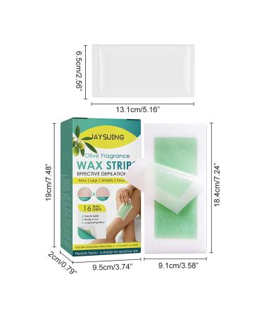 Rapid Effective Wax Strips for Hair Removal - Double-Sided Long-Lasting Safe for Women & Men | Perfect for Legs Arms Neck and Face - Buy Online on GoSupps.com