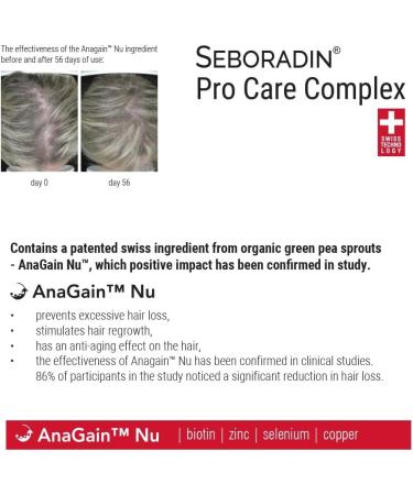 Seboradin Compl ment Alimentaire 30 G lules Vitamines Biotine S l nium Zinc Cuivre Peau Cheveux Ongles Pro Care Complex - Buy Online on GoSupps.com