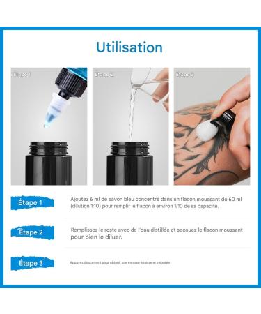  G n rique Body Piercing Soap | 50ml Blue Non Irritating Cleanser - After Piercing Care Cleanser With Foaming Bottle - For Men Wash And Hygiene Routine At Home & Travel - Buy Online on GoSupps.com