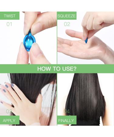 Hair Vitamins for Frizzy & Damaged Hair - 60 Capsules with Argan & Avocado Oils Vitamins A C E & Pro B5 - Nourish & Revitalize Your Hair - Buy Online on GoSupps.com