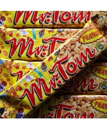 Mr Tom Seriously Nutty Peanut Bars Box 36 Bars - Buy Online on GoSupps.com