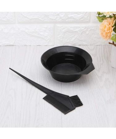 Tanmo 2 Pieces Hair Dye Color Brush Bowl Combo | Professional Tint Tools & Bleach Set for Salon & Home Use - Buy Online on GoSupps.com