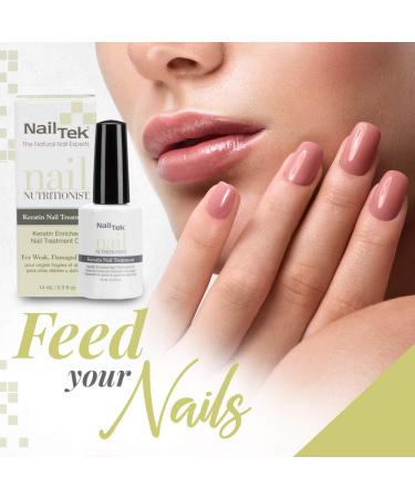Nail Tek Nail Nutritionist Keratin Enriched Nail Treatment Oil 0.5 oz - Strengthens Weak Nails, Repairs Damage - 1-Pack - Buy Online on GoSupps.com