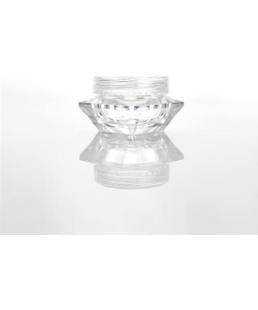 80 Pcs 5g Multi-Colored Diamond-Shaped Travel Pot - Plastic Cream Containers for Cosmetics Jewelry & Nail Storage - Buy Online on GoSupps.com