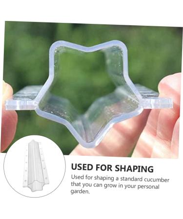 Kisangel 4 Pcs Vegetable Shaping Mold Plant Vegetable Growth Mould Fruit Shaping Tool Heart-Shaped As Shownx2pcs 20x4cmx2pcs - Buy Online on GoSupps.com