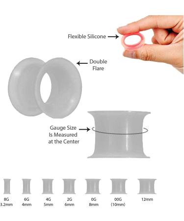 50PC BodyJ4You Ear Stretching Kit - Jojoba Oil, Wax, 14G-12MM Taper & Tunnel Plug Set - Buy Online on GoSupps.com