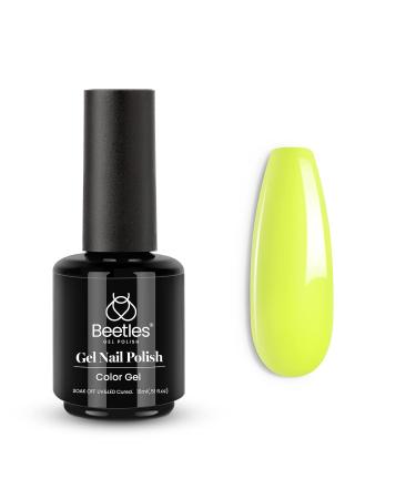 Beetles Bright Neon Lemon Green Gel Polish 15ml - Soak Off UV LED, DIY Manicure Kit for Women & Girls - Buy Online on GoSupps.com