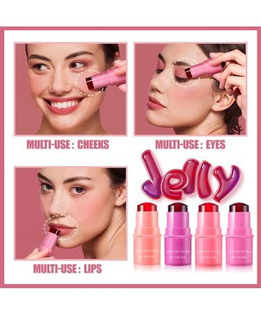 Buy 3 Colors Water Jelly Tint Stick | Milk Cooling Lip Gloss & Blush - Long-lasting Sheer Stain - International Shipping - Buy Online on GoSupps.com