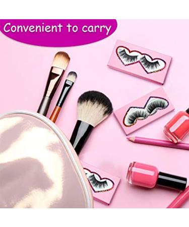 20pcs Empty Eyelash Cases - Pink Heart Eyelashes Packaging Box with Tray | International Shipping - Buy Online on GoSupps.com