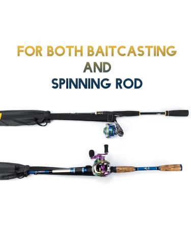 Dr.Fish Fishing Rod Socks - Tangle-Free Nylon Sleeves for 7'6 to 8'6 Rods - Buy Online on GoSupps.com