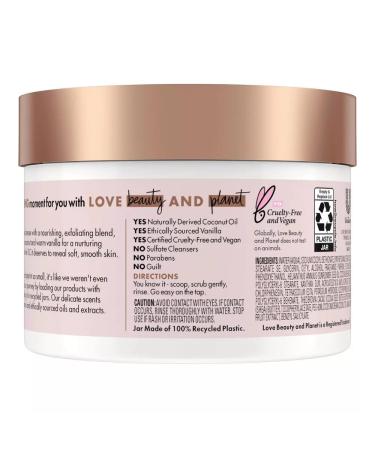 Love Beauty and Planet Whipped Body Scrub - 10 OZ Coconut & Warm Vanilla | Nourishing Exfoliation for Soft Skin - International Shipping Available - Buy Online on GoSupps.com