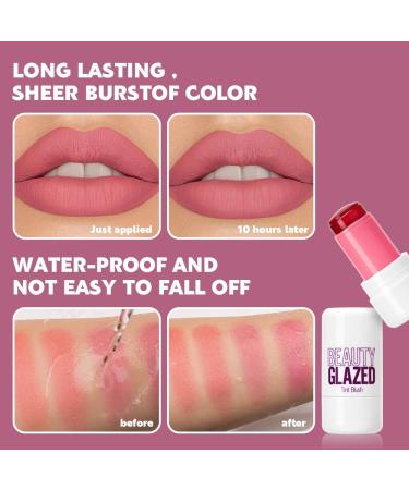 Jelly Lip Tint Lip Stain Long Lasting Vegan and Cruelty Free Sheer Lip & Cheek Stain Waterproof Non-sticky Moisturizing Lip Makeup (101 TRAVEL SIZE) 101 30 g (Pack of 1) - Buy Online on GoSupps.com