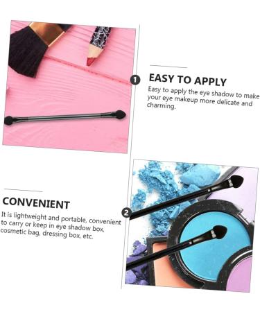 FOMIYES 30pcs Double Ended Eyeshadow Brush Makeup Sponge Cosmetic Eye Shadow Stick Beauty Eyeshadow Brush - Buy Online on GoSupps.com