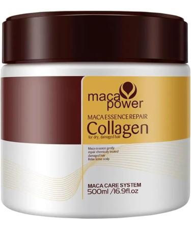 Karseell Collagen Hair Treatment 16.90 oz 500 ml Collagen Hair Mask Deep Repair Conditioning Argan Oil Collagen Hair Mask Essence for Dry Damaged Hair - Buy Online on GoSupps.com