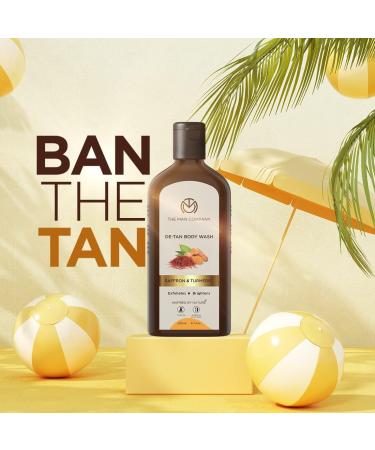 The Man Company DeTan Bodywash for Men with Saffron Turmeric & Walnut Beads for Skin Brightening 200Ml Tan Removal Shower Gel for Glowing & Smooth Skin Sls & Paraben Free - Buy Online on GoSupps.com