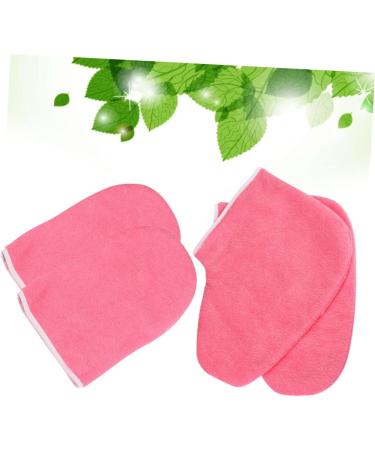 Housoutil 1 Set Disposable Paraffin Gloves Wax Foot Cover Paraffin Treatments Wax Bath Hand Treatment Mitts Paraffin Accessories Foot Gloves Wax Socks Red Insulation - Buy Online on GoSupps.com