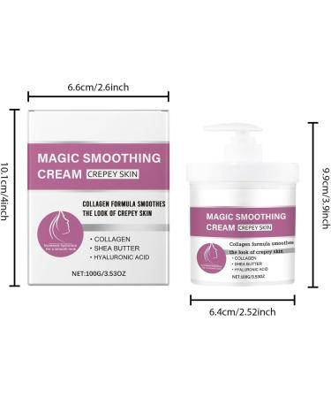  G n rique Crepey Skin Cream Cream for Crepey Skin Wrinkle Smoothing Hyaluronic Acid Hydrating Lotion Improves Elasticity Pumps Saggy for Body Neck Hands Face (1) - Buy Online on GoSupps.com