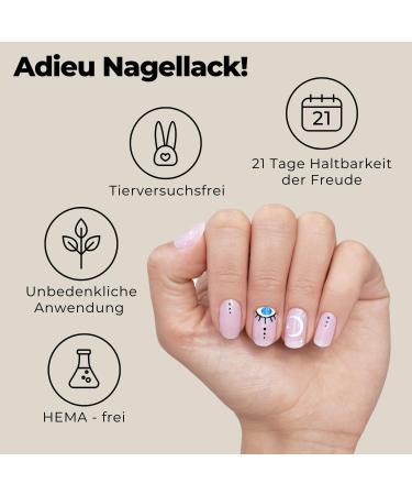 Buy Original Miss Sophie Nail Foils Boho Babe | 24 Ultra-Thin Nail Stripes for Mystical Moments | Perfect for Natural Acrylic Gel & Shellac Nails - International Shipping Available - Buy Online on GoSupps.com