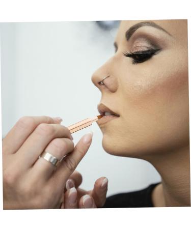 DOITOOL Portable Retractable Lip Brush Lip Portable Lipstick Brush Lip Gloss Brush Lipstick Applicator Makeup Tools Lipstick Brush Applicator Beauty Tools Aluminum Round - Buy Online on GoSupps.com