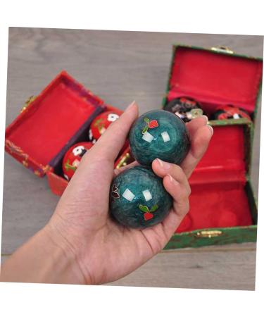 Beavorty 2nd Handballs for Stress Relief | Meditation & Fitness Massage Balls | Baoding Tools for Foot & Body Relaxation - Buy Online on GoSupps.com
