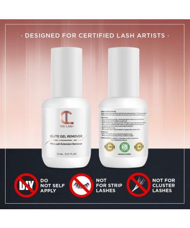 Buy ELITE Eyelash Extension Remover Gel | Fast & Easy 60s Formula for Mink Lashes | Essential Lash Supplies 15ml - Buy Online on GoSupps.com