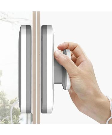 1/2 Pcs Magnetic Window Cleaner - Wiper Tools with 2 Meter Safety Rope | High Rise Window Cleaning Windows Thickness Magnetic Glass Brush Glass Cleaning Wiper for Trucks Buildings 5.91*3.94*1.57 In 1pc Gray - Buy Online on GoSupps.com