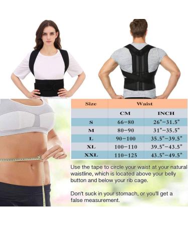 Posture Corrector for Women and Men - Back Brace for Lumbar Support and Pain Relief - Improve Posture and Shoulder Support - Large Size - Buy Online on GoSupps.com