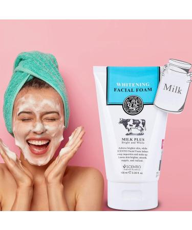 SCENTIO MILK PLUS Q10 FACIAL FOAM 100 ML. - Buy Online on GoSupps.com