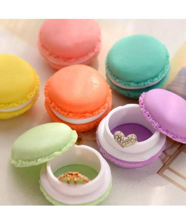 SECOWEL 12 Mini Cute Colorful Macaron Jars - Headphone Earrings SD Card & Cosmetic Storage Organizer - Buy Online on GoSupps.com