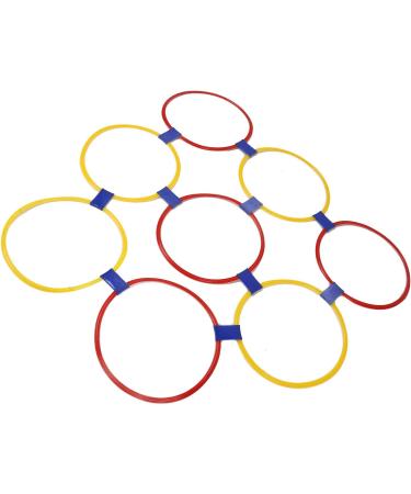 Sensory Training Hoops Hand Foot Coordination Balance Exercise Free Combination 10pcs Eco Friendly Hopscotch Hoop for Jumping Activities Dia 47cm / 18.5in - Buy Online on GoSupps.com