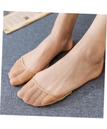 FRCOLOR 25 Pairs No Show Half Socks for Women - Invisible Forefoot Pads for Kitten Heels & Dressy Outfits - Non-Slip Washable Lace Accessories - Buy Online on GoSupps.com