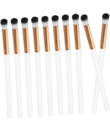 Healeved 30 Pcs Makeup Brush Make up Eyeshadow Brush Eye Makeup Kit Concealer Brush White Wooden Handle 17.50X1.00X1.00CMx3pcs Whitex3pcs - Buy Online on GoSupps.com