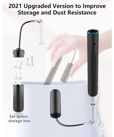 OVIFM D10 Ear Wax Removal Tool Camera - 1080P HD Endoscope Ear Cleaner Kit for Earwax Removal and Otoscope with Light - Buy Online on GoSupps.com