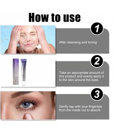 Retinol Eye Cream Eye Cream for Dark Circles and Puffy Eyes Anti-Age Eye Cream Eye Cream for Wrinkles with Hyaluronic Acid and Caffeine Anti-Wrinkle Eye Cream Instant Wrinkle Remover for Men and Women - Buy Online on GoSupps.com