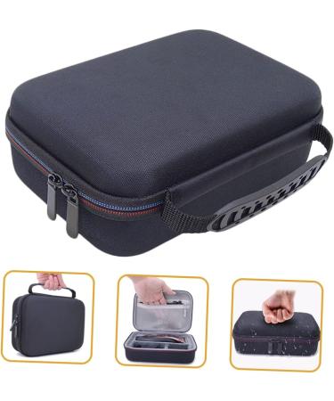 Frcolor Storage Bag for Hair Cutter & Razor Holder - 4-Piece EVA Travel Accessory for Men | Facial Care & Grooming - Lightweight Black 22.5x16cm - Buy Online on GoSupps.com