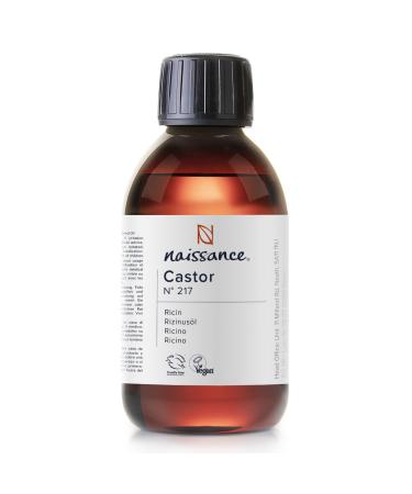 Naissance Castor Oil (no. 217) 250 ml - for Eyelashes Eyebrows Hair Growth 250 ml (Pack of 1)