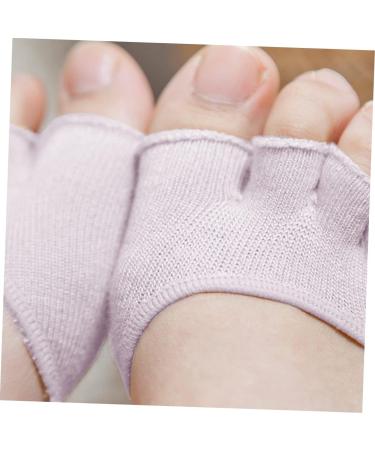 Buy Frcolor 16 Pairs Peep-Toe Socks | Cotton Heel Cushion No-Show Socks for Women | Invisible Five Toe Liner for Sneakers & Sandals - International Shipping Available - Buy Online on GoSupps.com