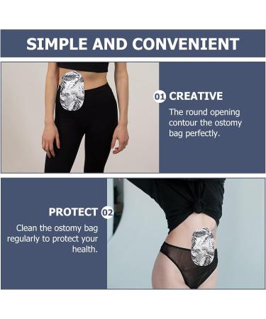 Waterproof Ostomy Arm Bag Cover | Colostomy Pouch Liner & Adhesive Remover | Skin-Friendly Bandages for Swimming | Black 26x16x0.8cm - Buy Online on GoSupps.com