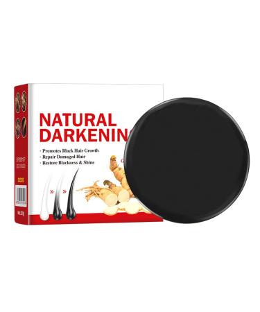 Shampoo Soap for Hair Shampoo Bar for Gray Hair Coverage Natural NonIrritating Shampoo Soap for Men Women with Damaged Hair Gray Hair Fenhua C 100 g Ginseng Soap