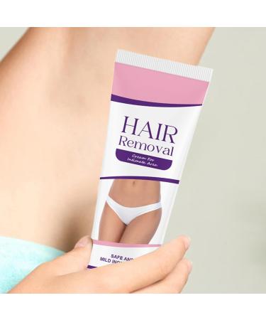 Hair removal cream for the intimate area skin balm 120 g with scraper hair removal cream for body armpits intimate area elbows legs arms armpits chest and back - Buy Online on GoSupps.com